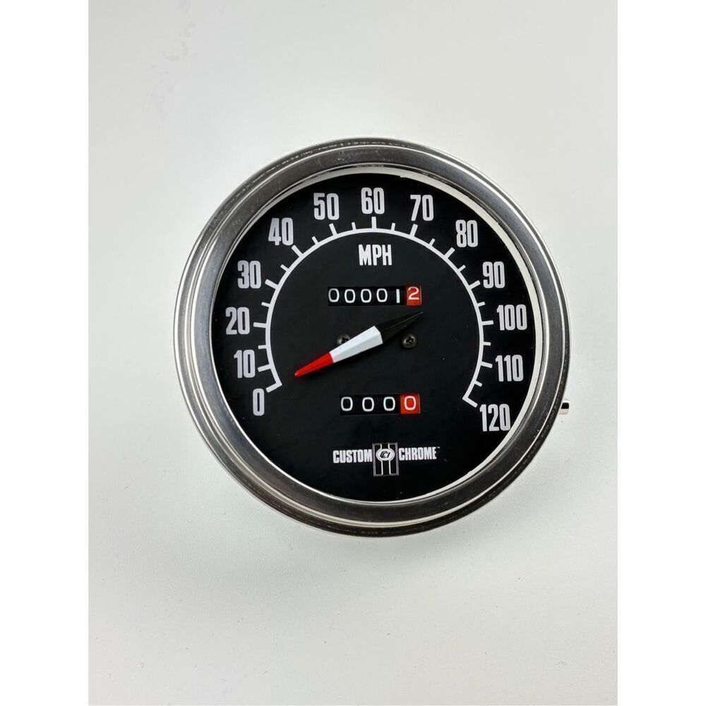 NOS Custom Chrome Speedometer Speedo For Harley Davidson DS2169